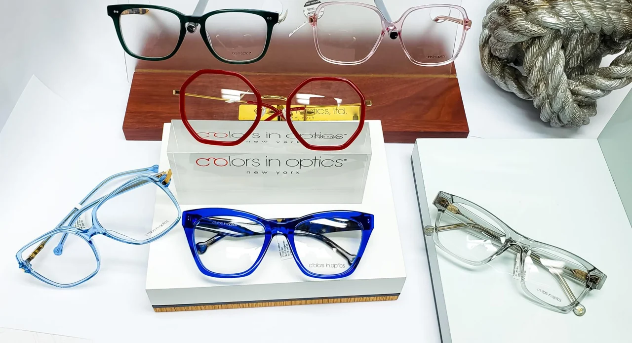 Colors in Optics frames on display at Mirkin Vision