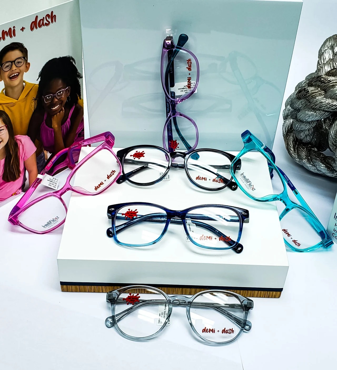 demi + dash frames on display at Mirkin Vision