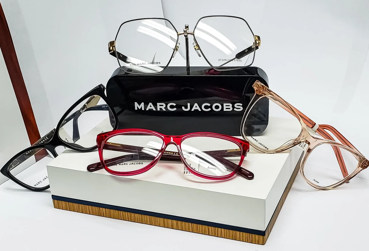 Marc Jacobs frames on display at Mirkin Vision