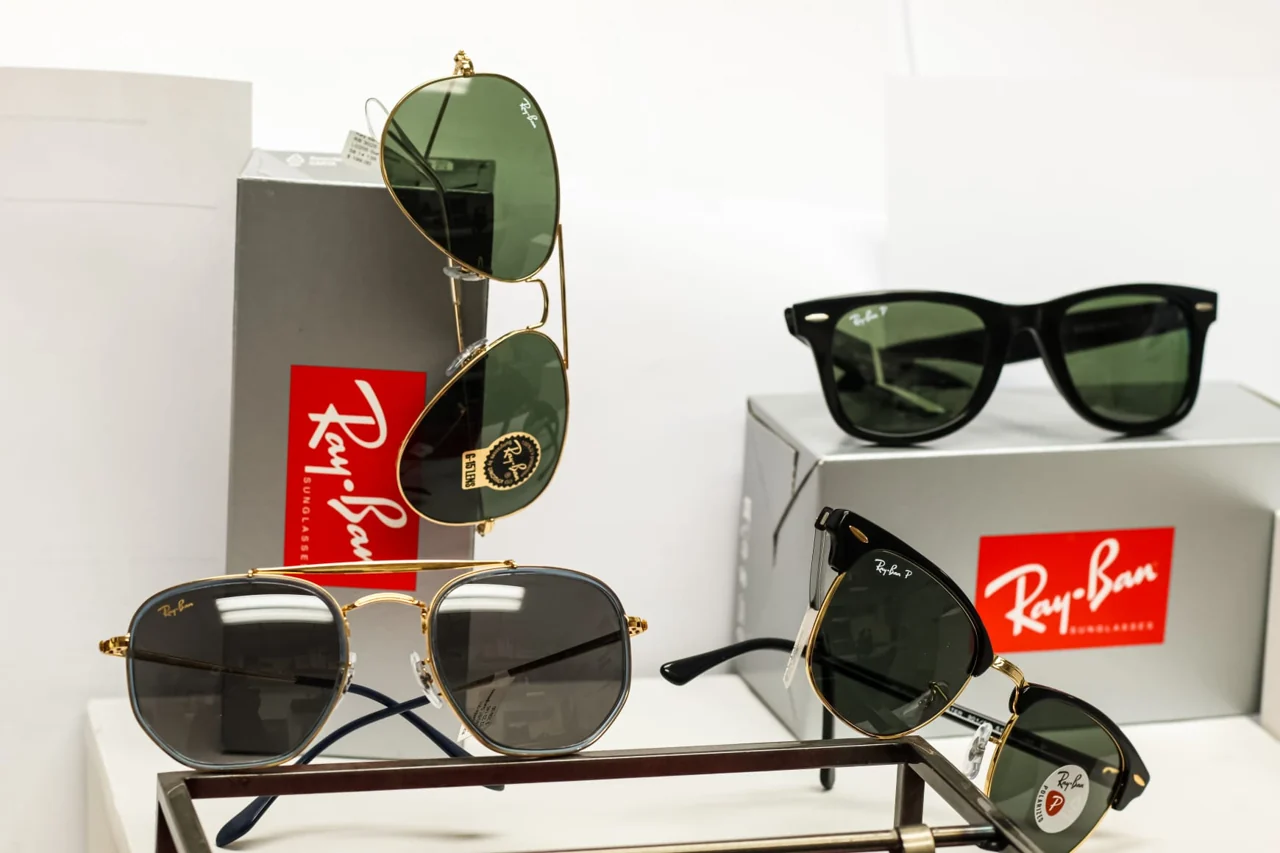 Ray-Ban sunglasses on display at Mirkin Vision